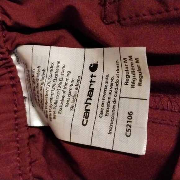 Carhartt Liberty  Women's Flat Front Straight Leg Scrub Pant NWT Size M - Picture 4 of 10